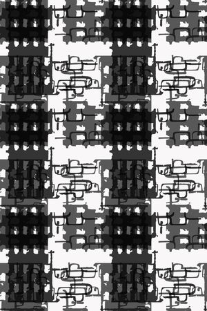几何印花华亿平台图片