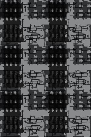 几何印花华亿平台图片