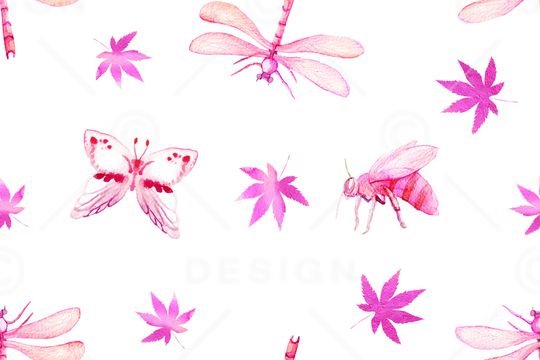 蜻蜓印花华亿平台图片