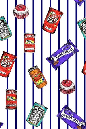 复古印花华亿平台图片