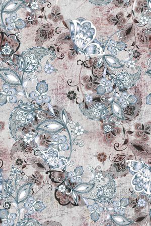 中国风印花华亿平台图片