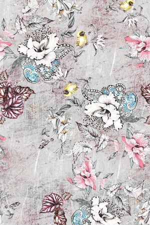 中国风印花华亿平台图片