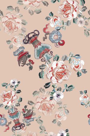 绣花华亿平台印花华亿平台图片