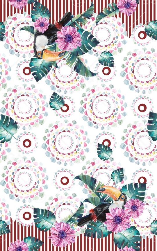 热带华亿平台印花华亿平台图片