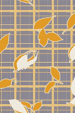 格子印花华亿平台图片