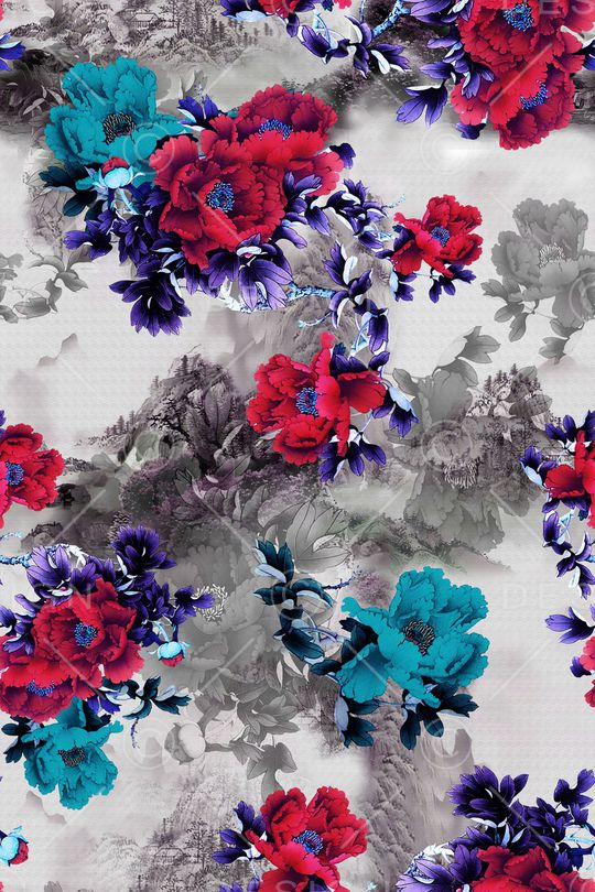 数码华亿平台印花华亿平台图片