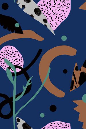 复古印花华亿平台图片