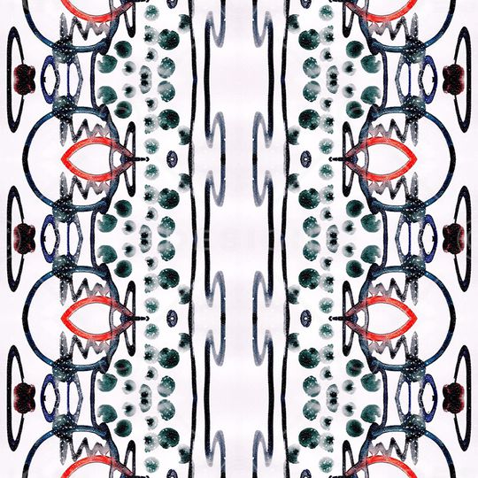 抽象印花华亿平台图片