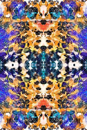 抽象印花华亿平台图片