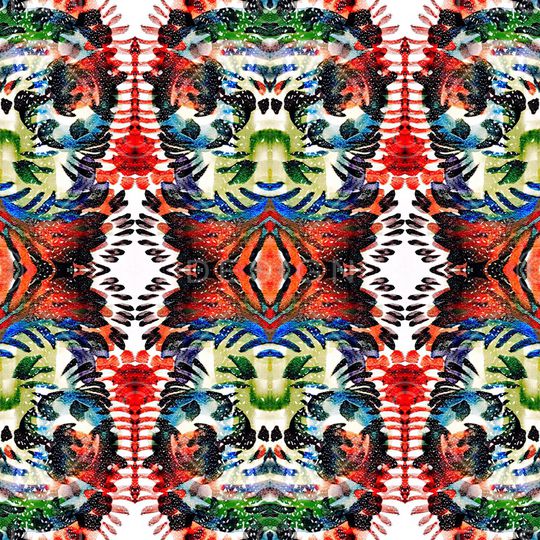 抽象印花华亿平台图片