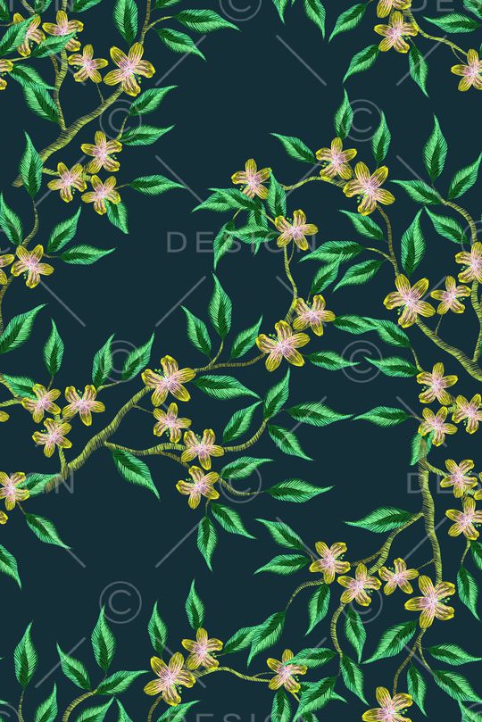 小碎花印花华亿平台图片