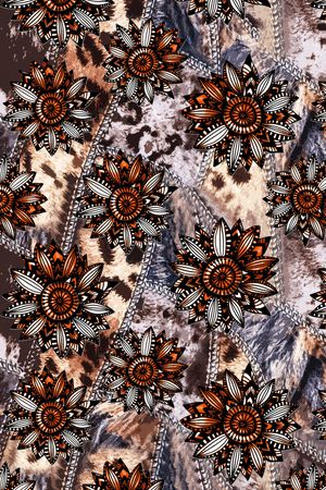 民族风印花华亿平台图片