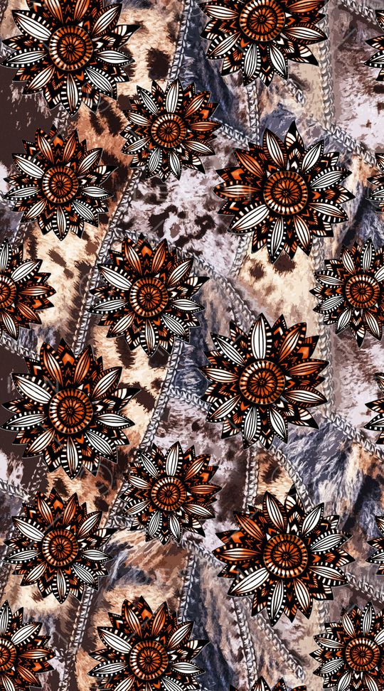 民族风印花华亿平台图片