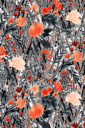 抽象印花华亿平台图片