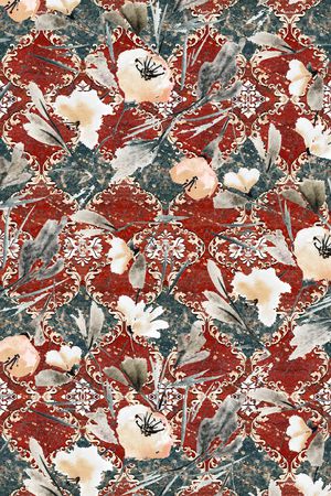 抽象印花华亿平台图片