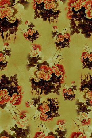 复古印花华亿平台图片