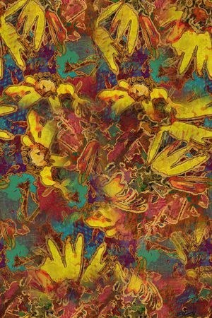 复古印花华亿平台图片