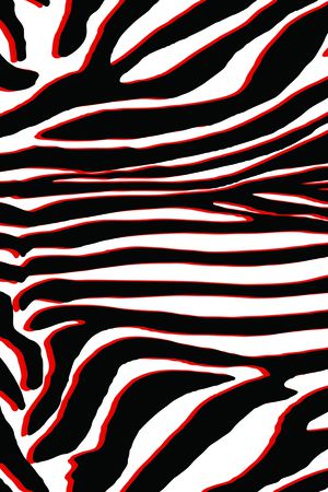 斑马纹印花华亿平台图片