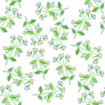 手绘花卉印花华亿平台图片