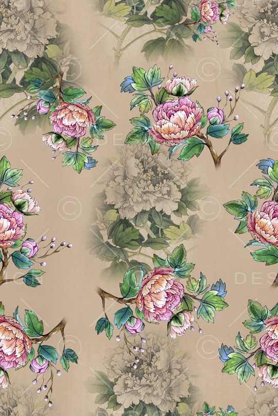 复古印花华亿平台图片