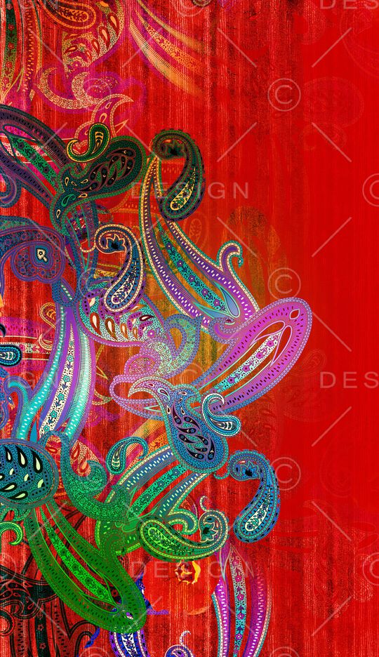 波西米亚印花华亿平台图片