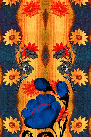 波西米亚印花华亿平台图片