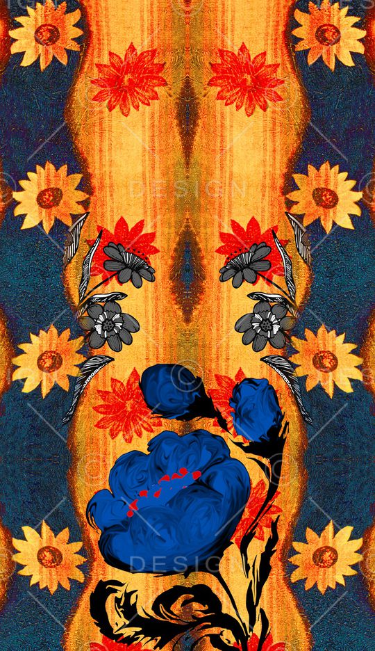 波西米亚印花华亿平台图片