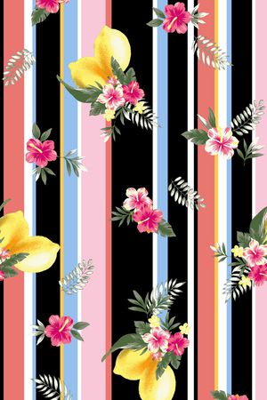 柠檬印花华亿平台图片