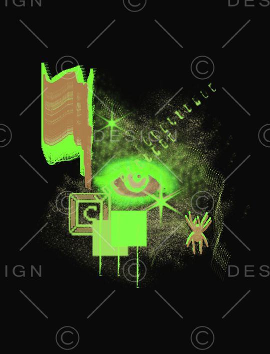 混合拼接印花华亿平台图片