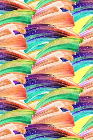 笔触印花华亿平台图片