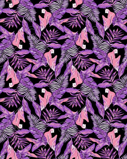 热带华亿平台印花华亿平台图片