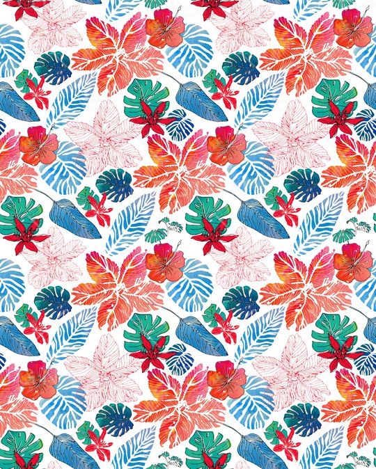 热带华亿平台印花华亿平台图片