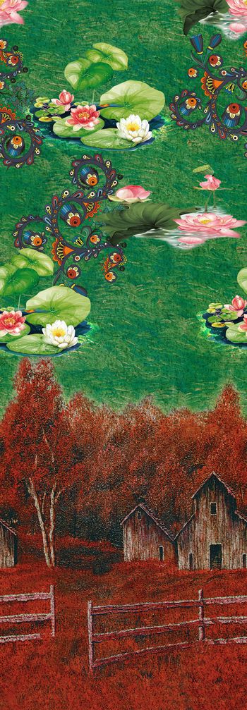 数码定位花印花华亿平台图片