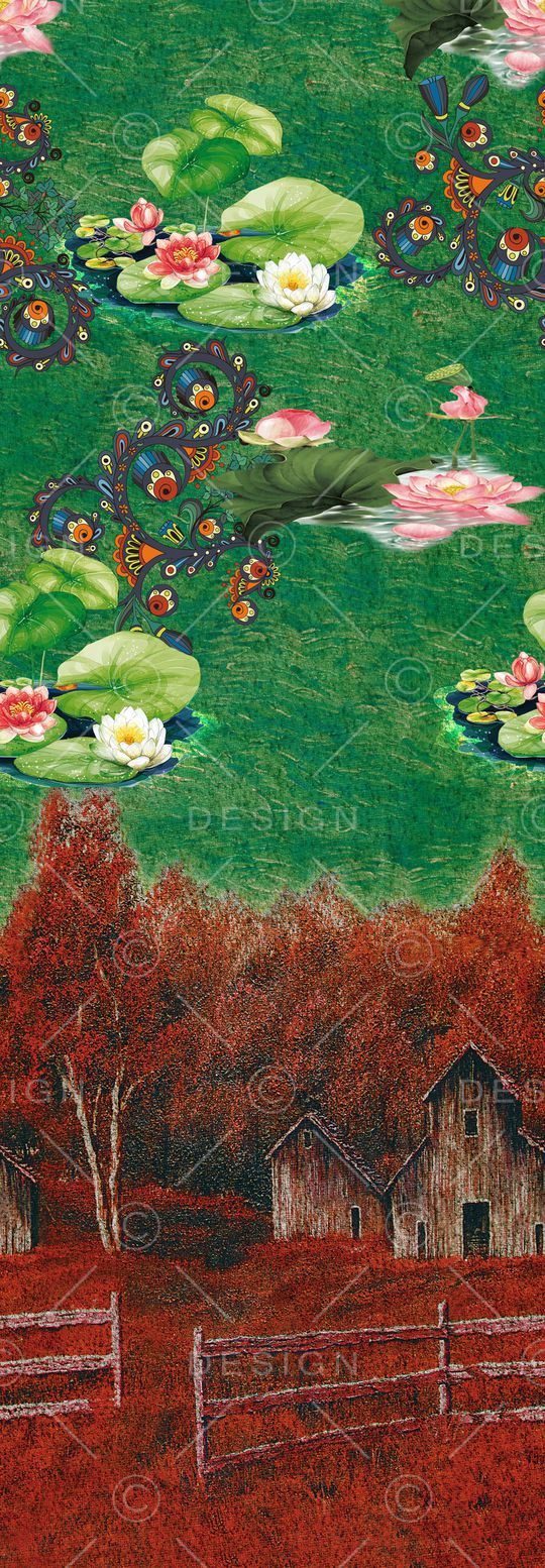 数码定位花印花华亿平台图片