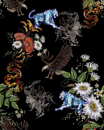 复古印花华亿平台图片