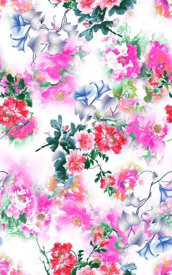 抽象印花华亿平台图片