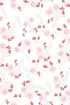 手绘花卉印花华亿平台图片