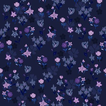 手绘花卉印花华亿平台图片