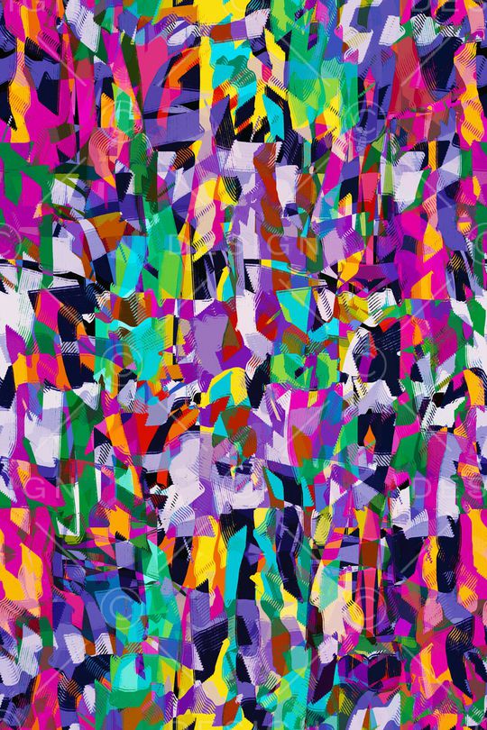 抽象印花华亿平台图片