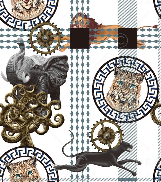 抽象印花华亿平台图片