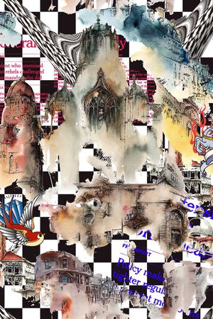 几何印花华亿平台图片