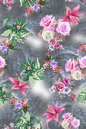 抽象印花华亿平台图片