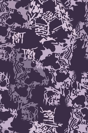 抽象花卉印花华亿平台图片