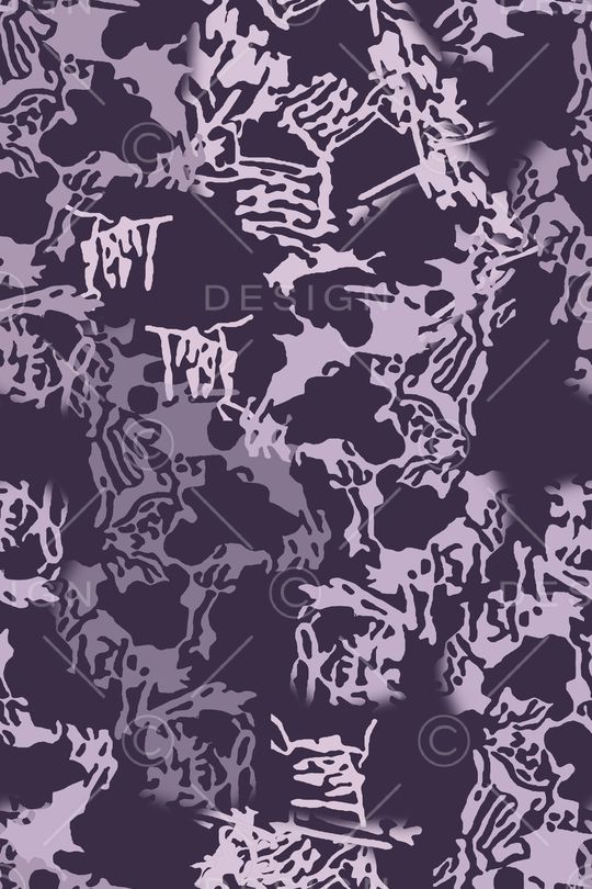 抽象花卉印花华亿平台图片