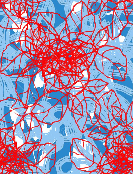 混合拼接印花华亿平台图片