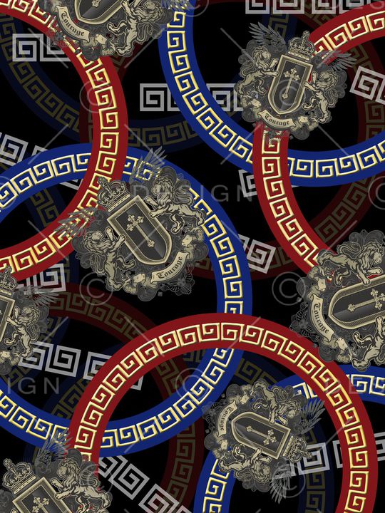 大牌男装印花华亿平台图片