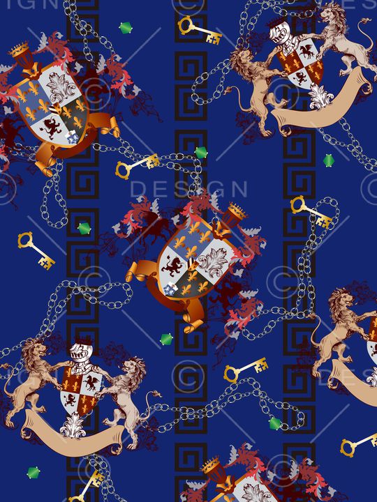 古典花纹印花华亿平台图片