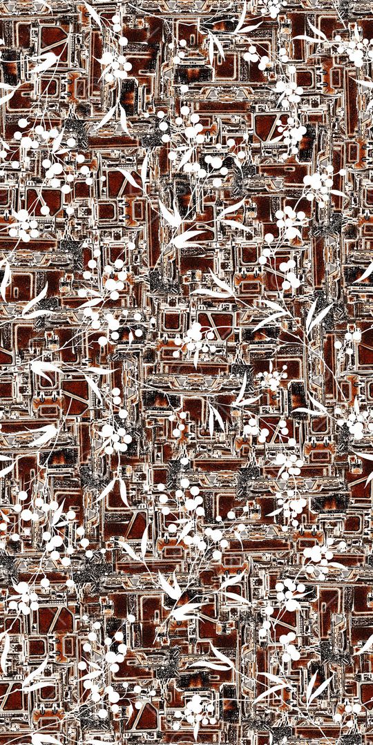 抽象印花华亿平台图片