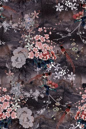 鸟印花华亿平台图片