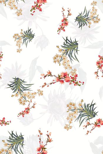 小碎花印花华亿平台图片